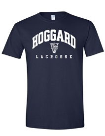 Hoggard Lacrosse Navy Soft Style Cotton T - Orders due  Thursday, February 29, 2024